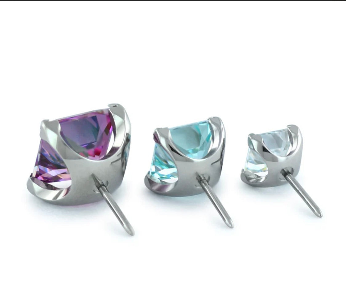 Titanium Princess Cut Prongs