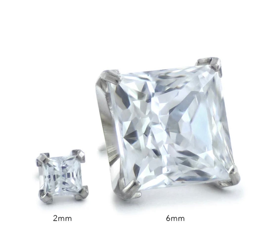 Titanium Princess Cut Prongs