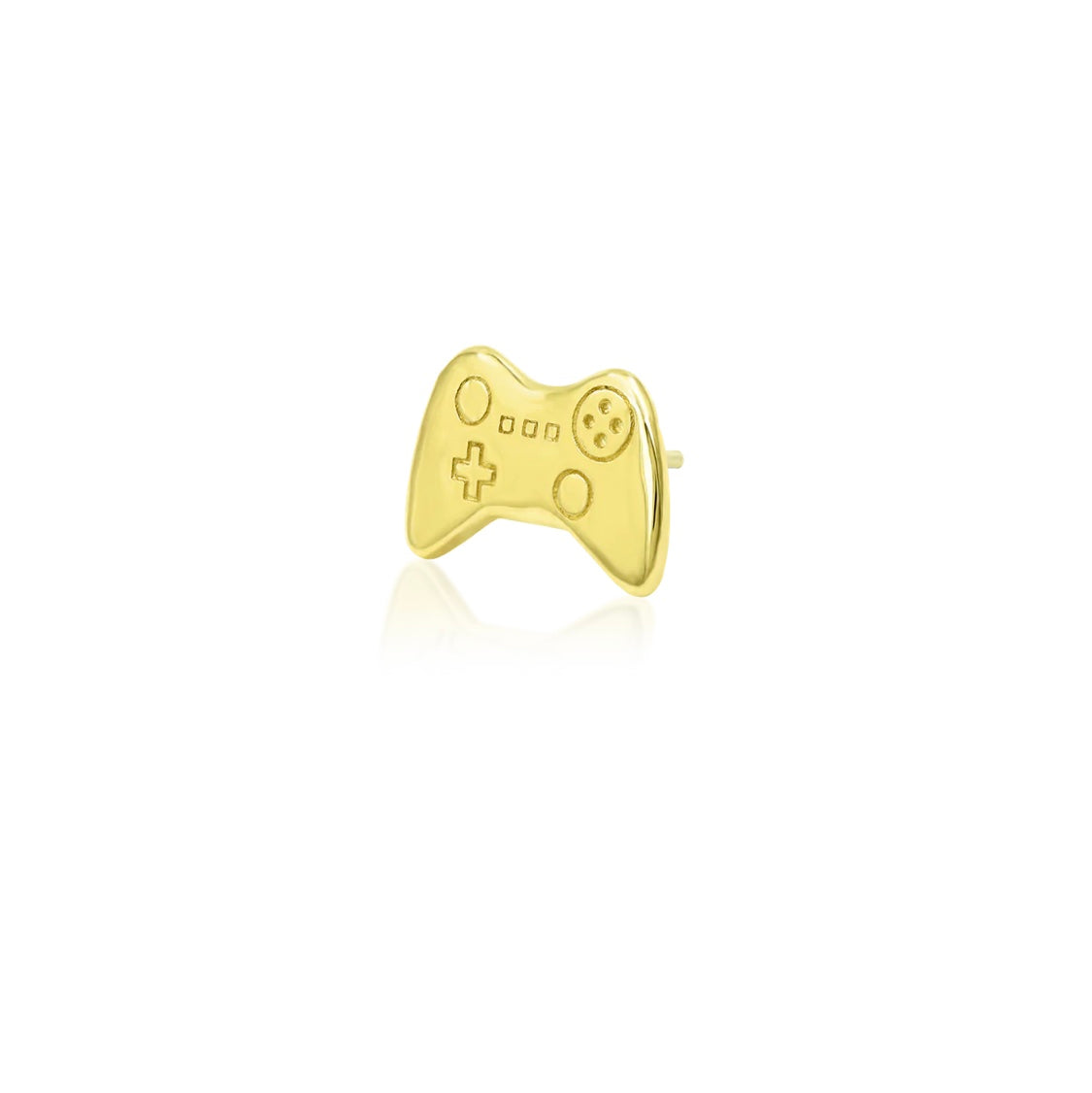 14ct gold gaming controller threadless top showing detailed nostalgic design for gamers