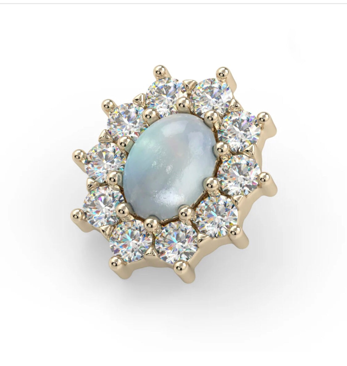 Victorian Oval Cabochon Cluster